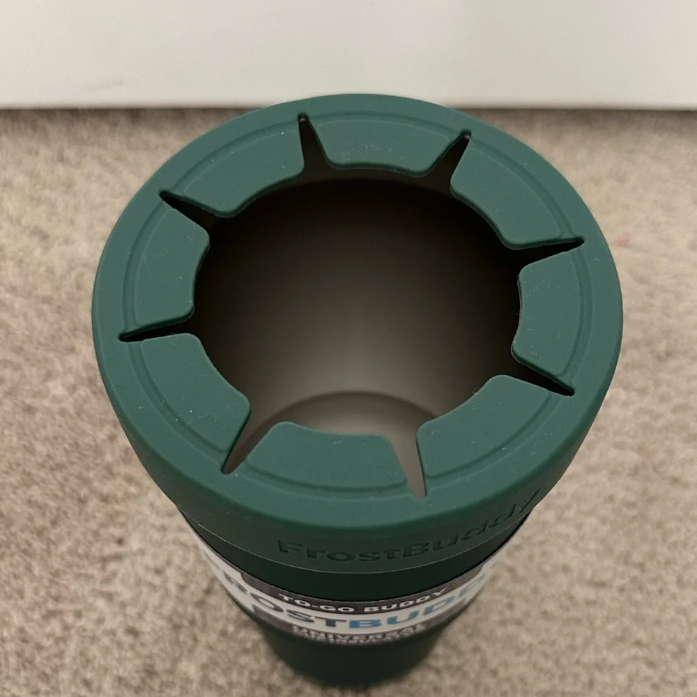 FrostBuddy To-Go Insulated Travel Tumbler - Dark Green - Picture 5 of 7